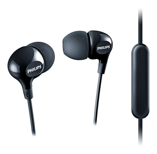 Philips Big Bass Em Fones De Ouvido Com Microfone - Preto (she35