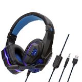 Fone De Ouvido Para Jogos Led Profissional Para Ps4 Com Microfone