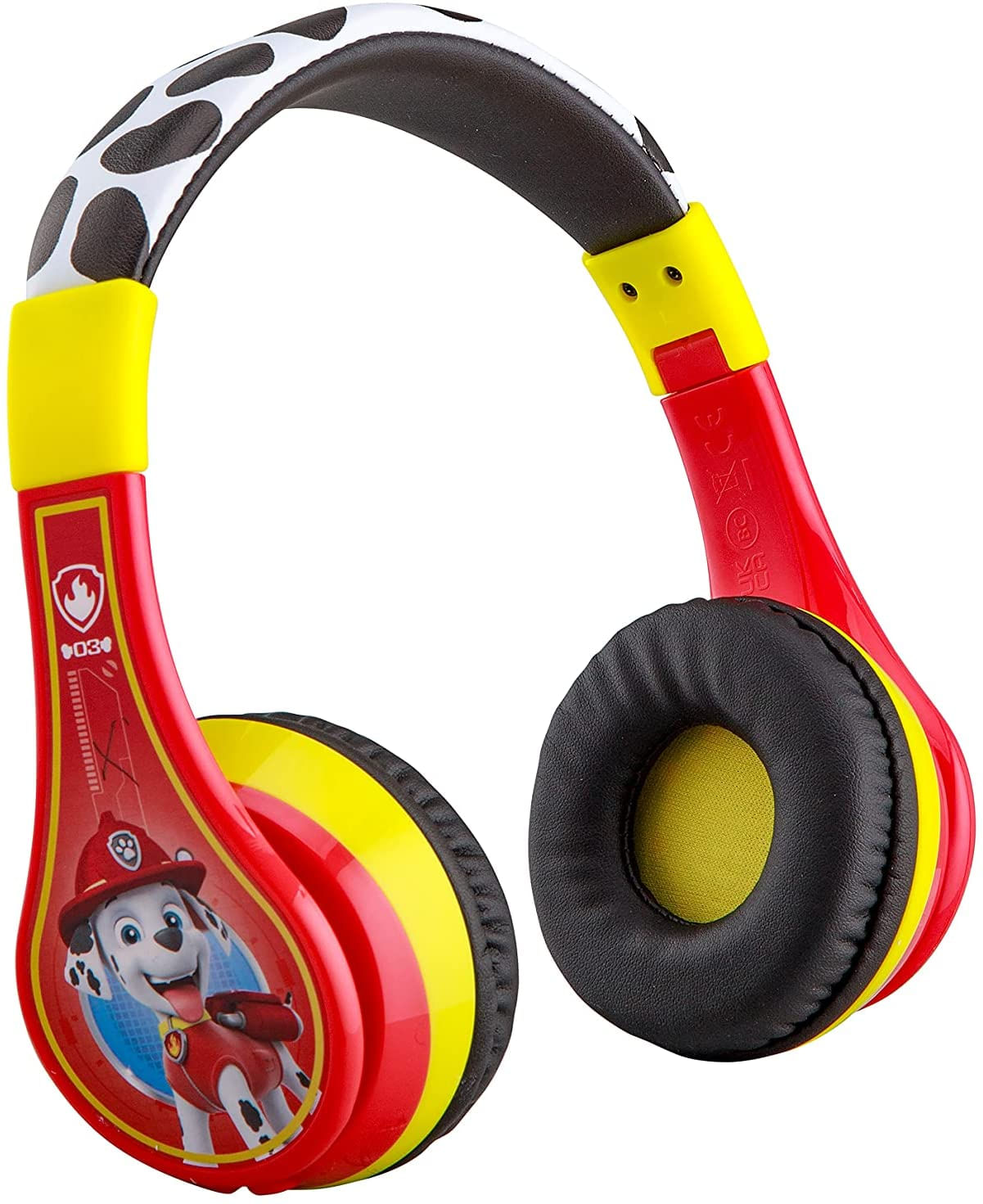 Ekids Paw Patrol Kids Fones De Ouvido Bluetooth Fones De Ouvido Sem Fio Com Microfone Inclui Cabo Aux Volume Reduzido Crianças Fones De Ou