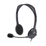 Fone De Ouvido C/microfone Logitech P2 -981-000612 Preto