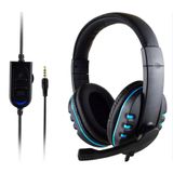 Fones De Ouvido Fones De Ouvido Com Fio Montados Na Cabeça Para Console De Jogos Ps4