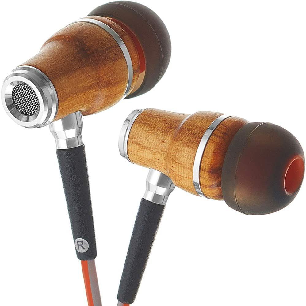 Fones De Ouvido Nrg 3.0 Wood Symphonized Com Fio Em Fones De Ouvido Com Microfone Para Computador E Laptop Fones De Ouvido Para Android Co