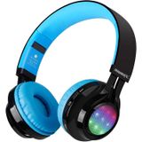 Fone De Ouvido Bluetooth Fones De Ouvido Sem Fio Riwbox Ab005 5.0 Com Fones De Ouvido Dobráveis Com Cartão Tf Fm Rádio E Luz Led Para Celul