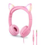 Pingko Kids Headphones Fones De Ouvido Para Crianças Com Microfone Em Inglês