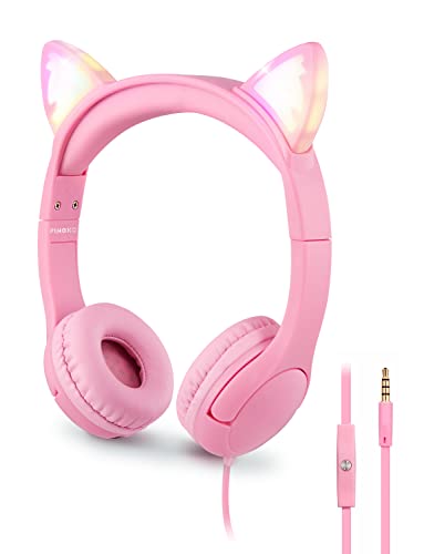 Pingko Kids Headphones Fones De Ouvido Para Crianças Com Microfone Em Inglês