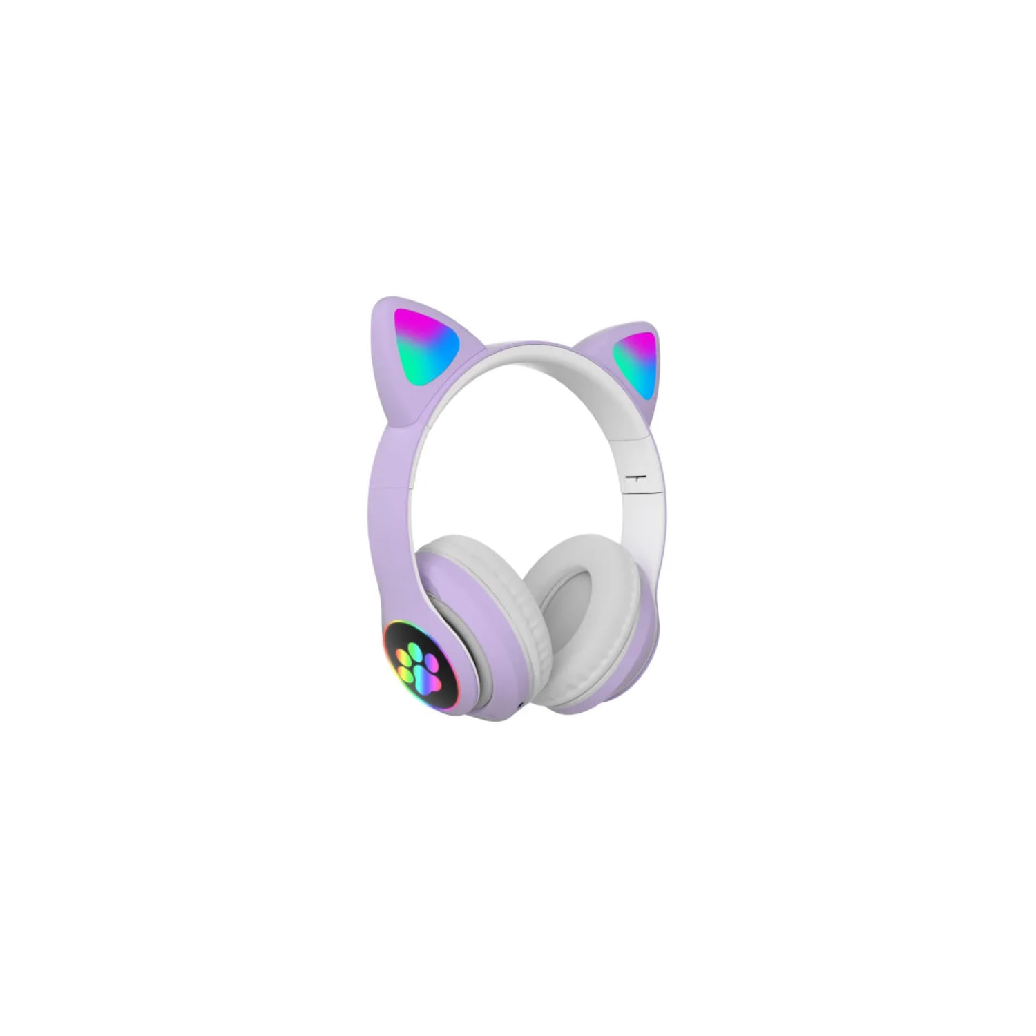 Fones De Ouvido Bluetooth Sem Fio Rgb Cat Ears Bt 5.0 Fuchsia