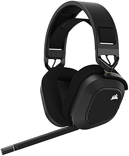 Fone De Ouvido Multiplataforma Multiplataforma Corsair Hs80 Rgb Wireless - D