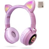 Fones De Ouvido Bluetooth Sem Fio Powerlocus Para Crianças Fone De Ouvido Infantil Over-ear Com Luzes Led Fones De Ouvido Dobráveis Com Mi