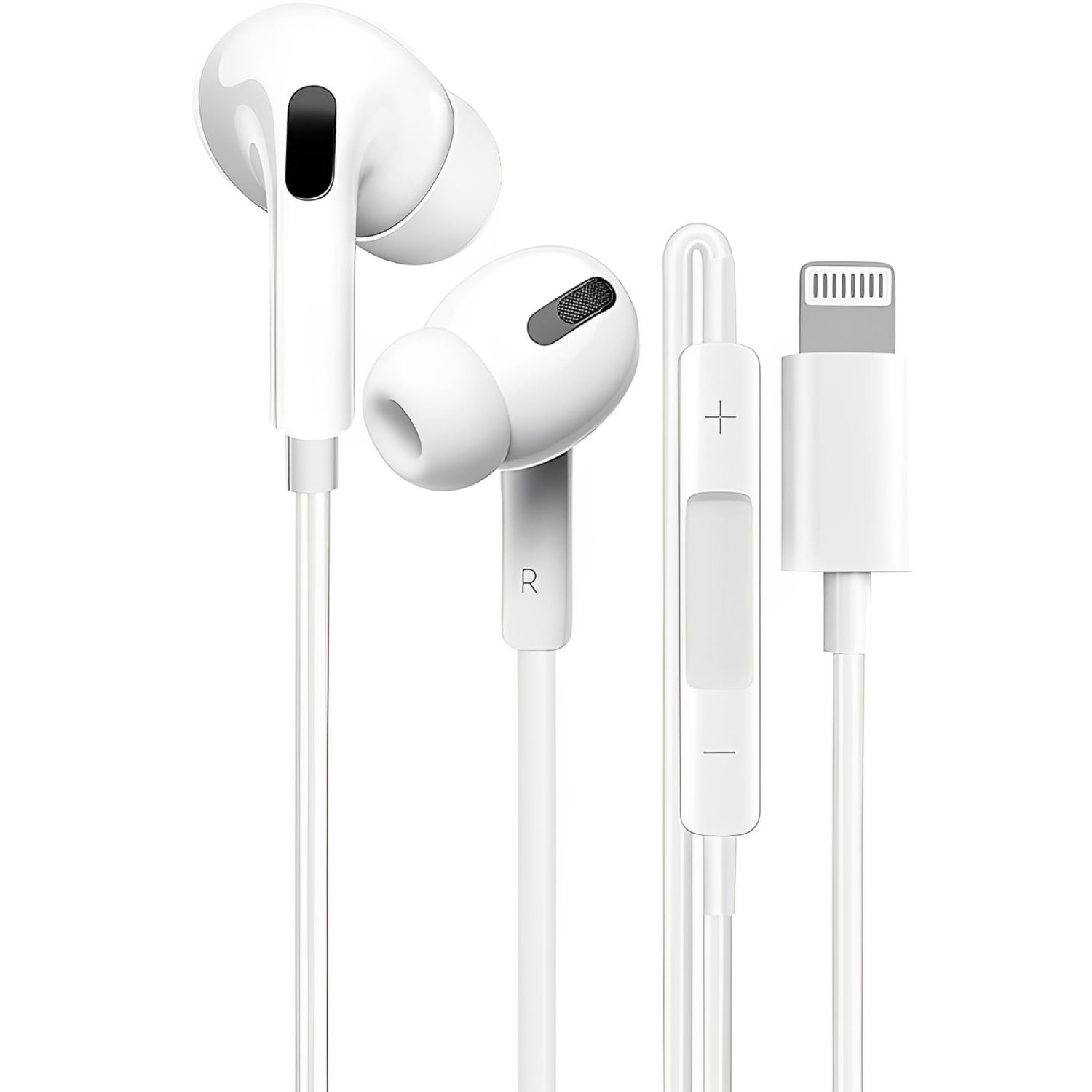 Fones De Ouvido Com Fio Lightning In-ear Para Iphone