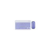 Conjunto De Teclado E Mouse Sem Fio Roxo