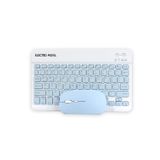 Combinação De Teclado E Mouse Sem Fio Bluetooth Azul Claro