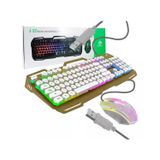 Kit De Teclado E Mouse J-32 Rgb Para Jogadores Com Tecnologia De Membrana