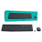 Kit Teclado E Mouse Logitech Mk235 Wireless, Abnt2