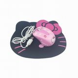 Olá Kitty Wired Mouse Computer Usb Optical Mouse Cute Pad