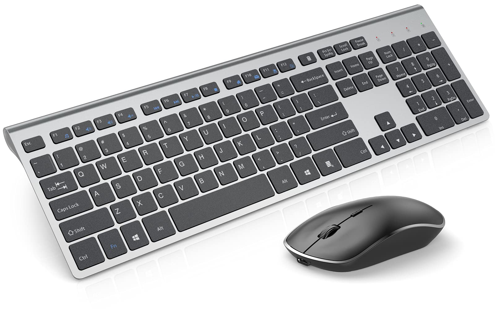 Conjunto De Teclado E Mouse Joyaccess 2.4g Recarregável Sem Fio