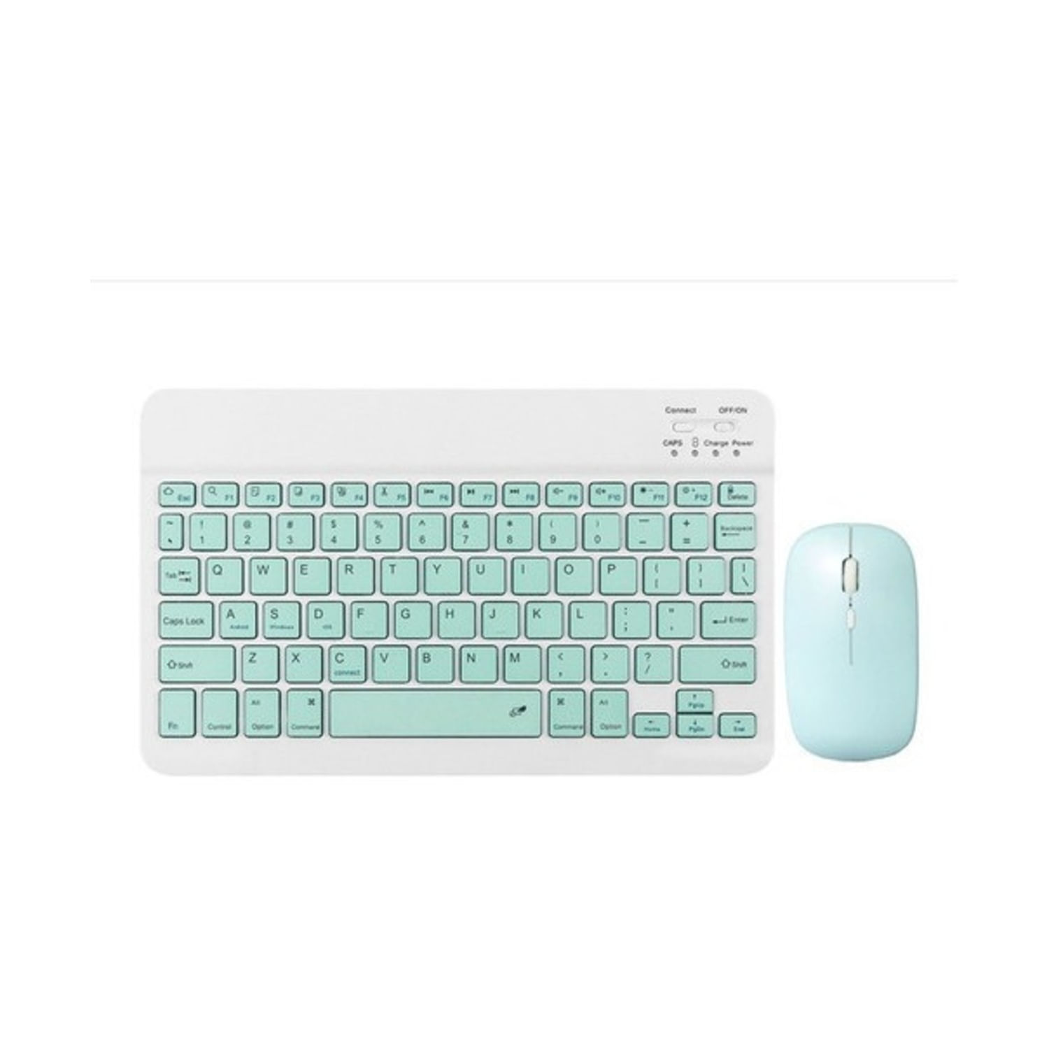 Conjunto De Teclado E Mouse Sem Fio Mint Color