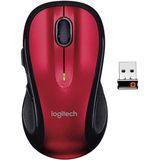 Logitech M510 Mouse De Computador Sem Fio – Forma Confortável Com Receptor Unificador Usb, Com Botões Traseiros/para Frente E Rolagem La