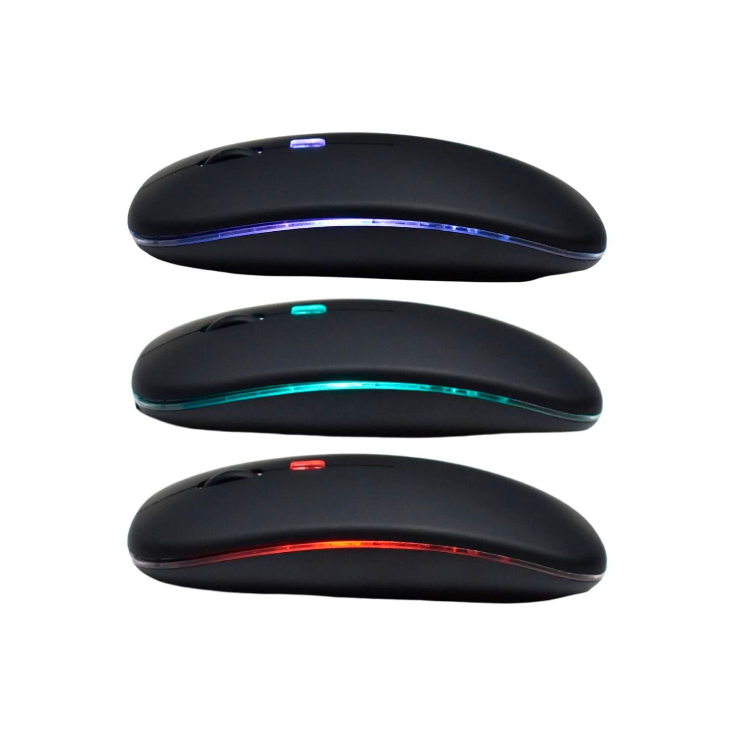 Mouse Sem Fio Weibo Silent Led Bluetooth Usb Recarregável