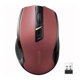 Mouse Sem Fio Ugreen Mu006 Sensor 4000dpi 2,4g Vermelho