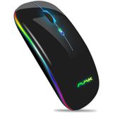 Mouse Sem Fio Do Mouse Sem Fio Bluetooth Slim 2.4g Led Portátil Rechargeable Optical Office Mouse,3 Dpi Dual Mode Bluetooth Wireless Mouse Para Macbo