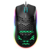 Mouse Para Jogos Hxsj J900 Com Iluminação Rgb De 6 Teclas Com Fio
