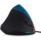 Mouse Vertical Com Fio Design Ergonômico Laptop Pc Mouse