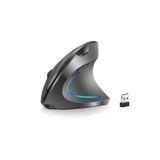 Mouse Ergonômico Vertical Sem Fio Genérico -black-