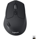 Logitech M720 Wireless Triathlon Mouse Com Bluetooth Para Pc Com Rolagem Hiper-rápida E Receptor Unificador Usb Para Computador E Laptop - Preto