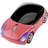 Chuyi Ultra Small Cool Sports 3d Carro Em Forma De Mouse Óptico Sem Fio Mini Mouse Portátil Sem Fio Para Business Travel Office Home School Gift (ros