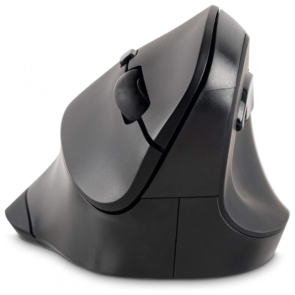 Mouse Ergonomico Vertical Sem Fio Reduz A Tensao Do Pulso Multifuncoes, 800, 2400 Dpi, Kensington K75575ww, Preto