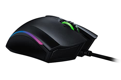 Razer Mamba Elite Gaming Mouse Com Sensor Óptico 5g Dpi 16.000, 9 Botões Programáveis, Fator De Forma Ergonômica, Alimentado Por Razer Chroma