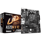 Placa Mae Gigabyte Amd (am4) Micro Atx Ddr4 - A520m K V2 1.0