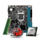 Kit Pl Mãe H81-10/100 + Proc. I5 4570 + Memoria 8 Gb Ddr3 + Cooler