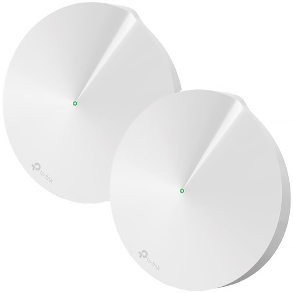 Roteador Wireless Tp Link Deco M5 Ac1300 2 Pack 400 Mbps Em 2.4ghz + 867 Mbps Em 5ghz   Branco