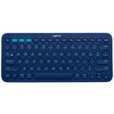 Teclado Bluetooth Sem Fio Compacto Logitech K380 - Azul