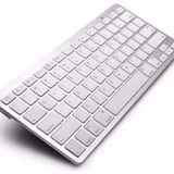 Teclado Sem Fio Bluetooth Branco Para Tablet E Smartphone