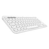 Teclado Bluetooth Sem Fio Logitech K380 Para Mac - Off White