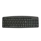 Teclado Office Multimidia Usb Com Fio