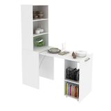 Mesa Dobrável Alta Me4171 Branco - Tecnomobili