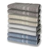 8 Toalhas Grande Felpudas Grossa 80x150 2 Az 2 Br 2 Bg 2 Cz