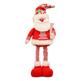 Boneco Decorativo Perna Articulada Papai Noel 30/42 Cm