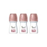 Desodorante Roll-on Skala 60ml Feminino Arroz - Kit Com 3un