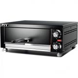 Forno Eletrico Profissional Para Pizza De Com Temporizado, Aco Inoxidavel, 110v 1100w, Pyy, Preto