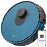 Aspirador De Po Robo Okp L1 Com Funcao De Auto Esvaziamento, 110v, Azul