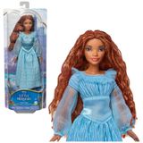 Boneca Ariel Fashion Com Vestido Azul Exclusivo Inspirada Na Pequena Sereia Da Disney, Mattel