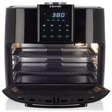 Air Fryer Desidratadora De Alimentos 12 L Com Rotisserie E 2 Bandejas, 1700w 110v, Zavor, Preta