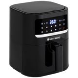 Fritadeira Elétrica Airfryer 4,7l Com Controle Digital, 10 Predefinições De Cozimento E Cesta Antiaderente, 110v 1500w, West Bend, Preta