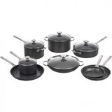 Conjunto De Panelas E Frigideiras Antiaderentes, 13 Pecas, Le Creuset Tnsp0013, Preto