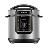 Panela De Pressão Elétrica Digital 6l Mondial Preto/inox Pe-60-6l-i 60hz 127v