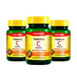 Kit 03 Vitaminas C Revestida 100% Idr Maxinutri 60 Capsulas